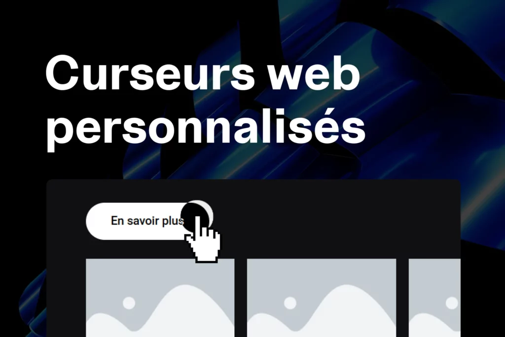 Curseurs web personnalisés avec Elementor